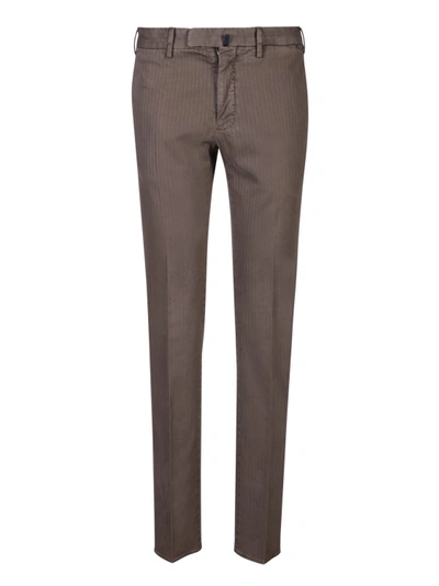 Incotex Cotton Classic Trousers Clothing In Brown