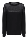 Fabiana Filippi Crew-neck Long-sleeve Jumper In Black