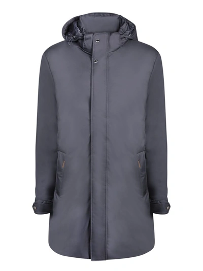 Moorer Padded Coat In Blue