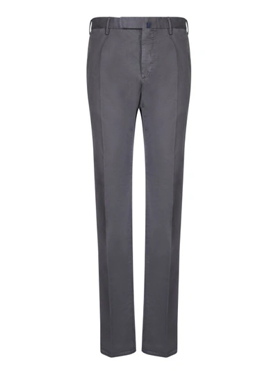 Incotex Cotton-blend Trousers In Grey