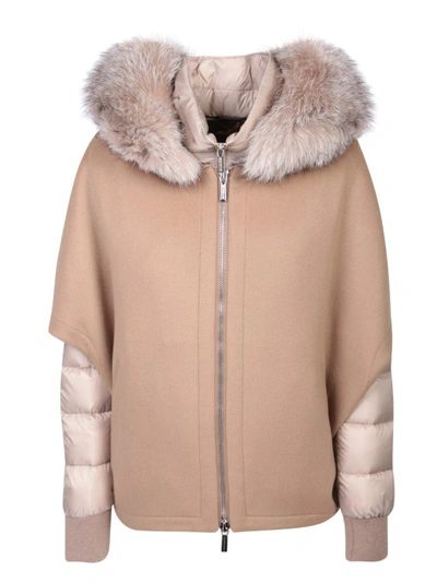 Moorer Wool And Cashmere Jacket In Brown