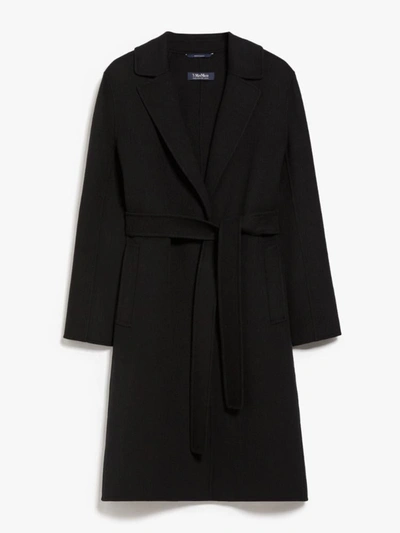 's Max Mara Pauline Wool Wrap Coat In Black