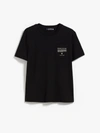 S Max Mara Sax Jersey T Shirt With Pocket In Black
