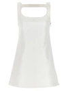Courrèges Re-edition A-line Vinyl Mini Dress In White