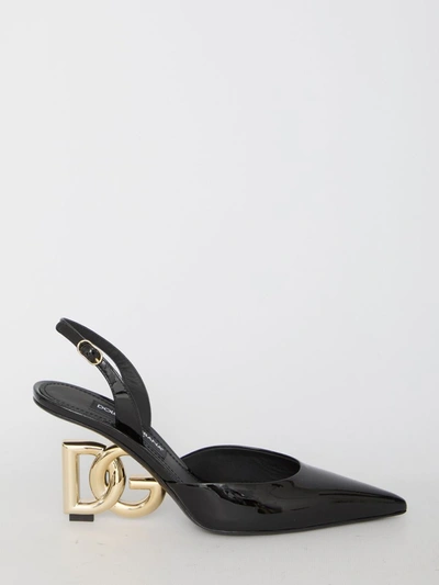 Dolce & Gabbana Dg Slingback In Black