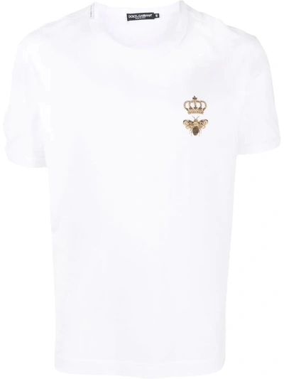 Dolce & Gabbana Pattern T-shirt In White