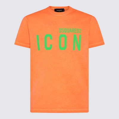 Dsquared2 Orange Cotton T-shirt