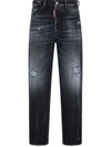 DSQUARED2 DSQUARED2 RIPPED STRAIGHT-LEG JEANS