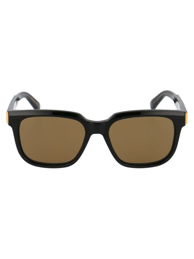 Dunhill Sunglasses In 001 Black Black Brown