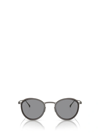 Giorgio Armani Sunglasses In Transparent Grey