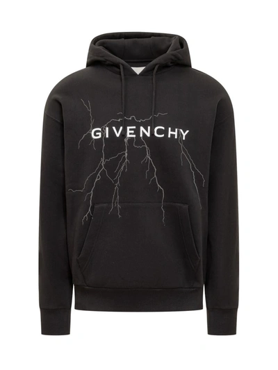 Givenchy Boxy Fit Hoodie In Black