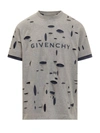 GIVENCHY GIVENCHY GIVENCHY OVERSIZED T-SHIRT IN DESTROYED COTTON