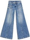 Diesel Bootcut And Flare Jeans D-akii 09h95t Jeans In Blue