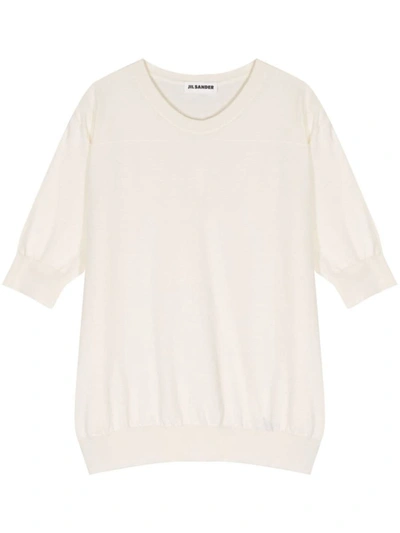 Jil Sander Crew-neck T-shirt In White