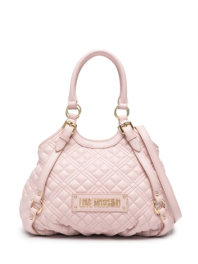 Love Moschino Quilted Bag In Pink