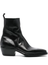 Premiata Men's Soldatino Side Zip Texan Boots In Black