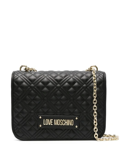 Love Moschino Quilted Bag In Black