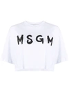 MSGM MSGM SHORT T-SHIRT LOGO