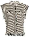 TWINSET TWINSET STRIPED VEST