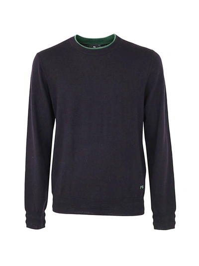 Ps By Paul Smith Mens Pullover Crew Neck In Blue