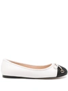 Twinset Ballerinas Mit Schleife In Black