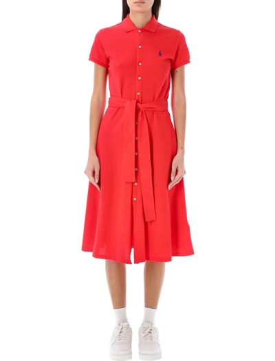 Polo Ralph Lauren Polo Dress In Strawberry