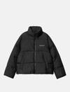 Carhartt Yanie Down Jacket In Charcoal Grey