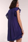 Poupette St Barth Mini Dress Sasha In Royal Blue
