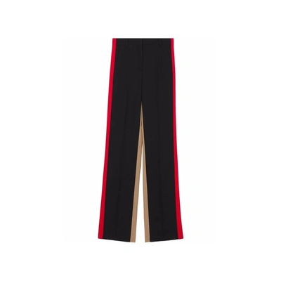 Burberry Wool Pants In Black