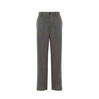 Jacquemus Wide Leg Trousers In Gray