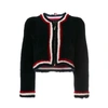 THOM BROWNE DYED SHEARLING JACKET