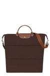 Longchamp 21-inch Expandable Travel Bag In Ebony