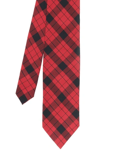J.mclaughlin Plaid Tie In Multi