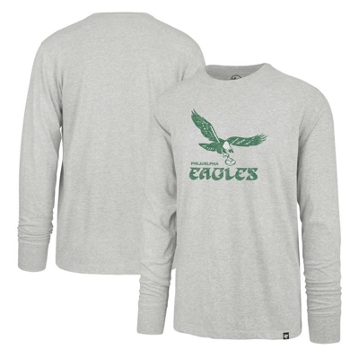 47 ' Grey Philadelphia Eagles Premier Franklin Long Sleeve T-shirt