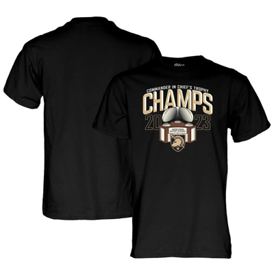 Blue 84 Men's  Black Army Black Knights 2023 Commander-in-chief's Trophy Winner T-shirt