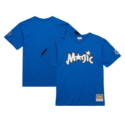 Mitchell & Ness Men's  Blue Orlando Magic Hardwood Classics Nights Premium T-shirt