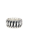 GOOD ART HLYWD SHAZAM MODEL 25 STERLING SILVER RING