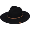 New Era Women's Black San Francisco 49ers Willow Wide Brim Fedora In Black