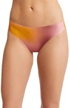 Chantelle Lingerie Soft Stretch Thong In Gradient Multico Print
