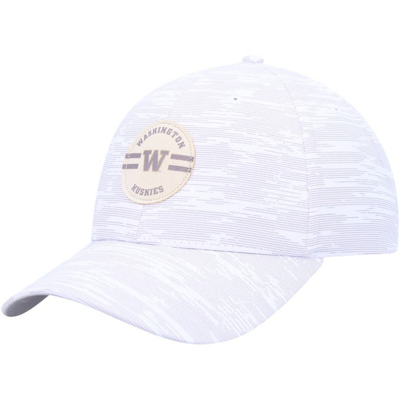 Ahead White Washington Huskies Streaker Adjustable Hat