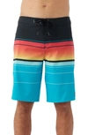 O'neill Hyperfreak Heat Stripe Board Shorts In Bluebird