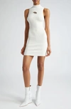 DIESEL M-ONERVAX RIB BODY-CON MOCK NECK MINIDRESS