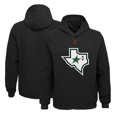 Outerstuff Kids' Youth Black Dallas Stars Special Edition 2.0 Secondary Logo Fleece Pullover Hoodie