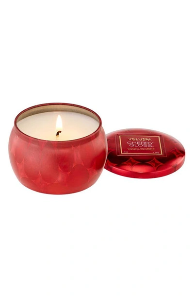 Voluspa Cherry Gloss Mini Tin Candle, One Size oz