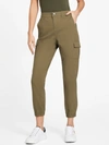 GUESS FACTORY GILLIANNE FAUX-LEATHER CARGO JOGGERS