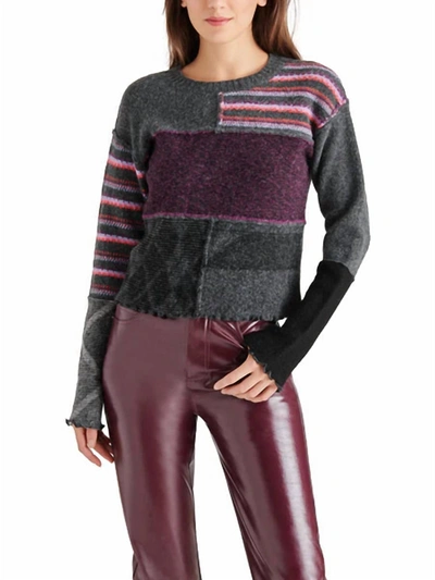 Steve Madden Women's Rikki Patchwork Sweater In Multi