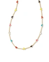 KENDRA SCOTT HAVEN HEART STRAND NECKLACE IN GOLD MULTI MIX