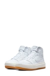 Jordan Air  1 Elevate Special Edition High Top Sneaker In White/ Sail/ Gum Light Brown