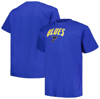 PROFILE PROFILE BLUE ST. LOUIS BLUES BIG & TALL ARCH OVER LOGO T-SHIRT
