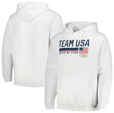 Outerstuff Team Usa White United We Stand Pullover Hoodie
